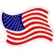 Full Color American Flag Decal / Sticker