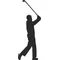 Golfer Golf Decal / Sticker 05