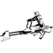 74-Z Speeder Bike Decal / Sticker 01