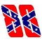 88 Confederate Flag My Puma Font Decal / Sticker 01