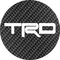 Toyota TRD Circular Decal / Sticker Carbon Fiber Look 13