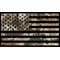 Camouflage American Flag Decal / Sticker 01