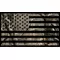 Camouflage American Flag Decal / Sticker 02