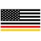 American German Flag Decal / Sticker 01