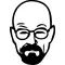 Breaking Bad Heisenberg (Walter White) Decal / Sticker 10