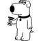 Brian Griffin Decal / Sticker 06