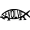 Evolve Darwin Fish Decal / Sticker 01