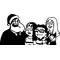 American Dad Christmas Card Decal / Sticker 01