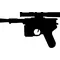 Star Wars Gun Decal / Sticker 02