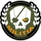 Militia Skull Decal / Sticker 01