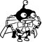 Nibbler Decal / Sticker 04