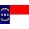 North Carolina Flag Decal / Sticker 01