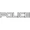 Decepticon Police Lettering Decal / Sticker 02