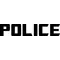 Decepticon Police Lettering Decal / Sticker 03