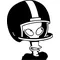 Roger as Football Player Decal / Sticker 06