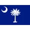 South Carolina Flag Decal / Sticker 01