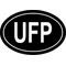 UFP Oval Star Trek Decal / Sticker 02