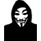 V For Vendetta Anonymous Decal / Sticker
