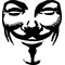 V For Vendetta Anonymous Decal / Sticker 02