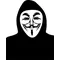 V For Vendetta Anonymous Decal / Sticker 06