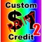 Custom $1 Credit for PRINT decals VERSION 2