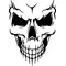 Skull Decal / Sticker 28