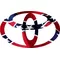 Rebel Flag Toyota Decal / Sticker 01