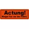 Actung! Riegel Tur vor der Fahrt Warning Label Decal / Sticker 01