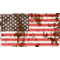 Rusted American Flag Decal / Sticker 76