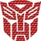 Red Engine Turn Autobot 06 Decal / Sticker