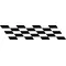 Checkered Flag Decal / Sticker 93