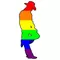 Gay Cowboy Decal / Sticker 08