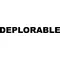 Deplorable Decal / Sticker 01