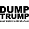 Dump Trump Decal / Sticker 01