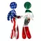 American Flag and Mexican Flag Shaking Hands Decal / Sticker 09