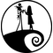 Jack and Sally Decal / Sticker