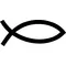 Jesus Fish Decal / Sticker 03