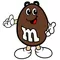 Brown M&M Decal / Sticker 18