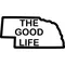 Nebraska The Good Life Decal / Sticker 04