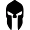 Spartan Helmet / Mask Decal / Sticker 01