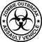 Zombie Outbreak Assault Vehicle Decal / Sticker 07