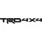 Toyota TRD 4x4 Decal / Sticker 15