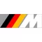 BMW M German Flag Decal / Sticker 35