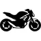 Ducati Monster Outline Decal / Sticker 01