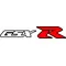 Black, Red and White GSXR Decal / Sticker 24