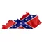 Kentucky Confederate Flag Decal / Sticker 03