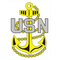 Navy Chief Anchor Decal / Sticker 02