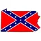 Pennsylvania Confederate Flag Decal / Sticker 03