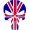 British Flag Punisher Decal / Sticker 101