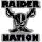 Raider Nation Decal / Sticker 03